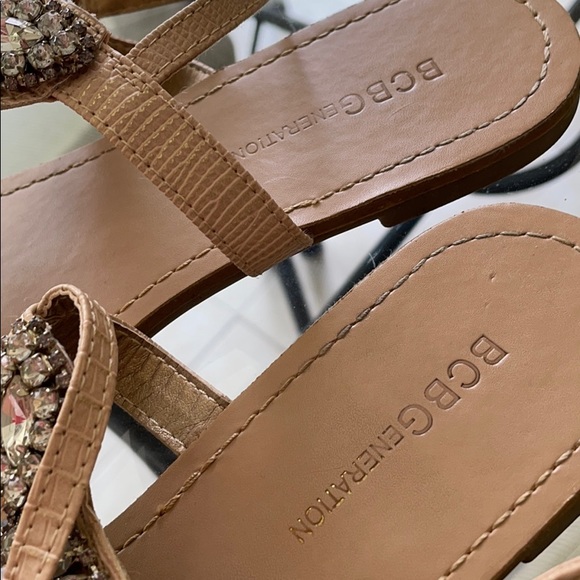 ❌SOLD❌{BCBG} rhinestone sandals - Picture 5 of 9